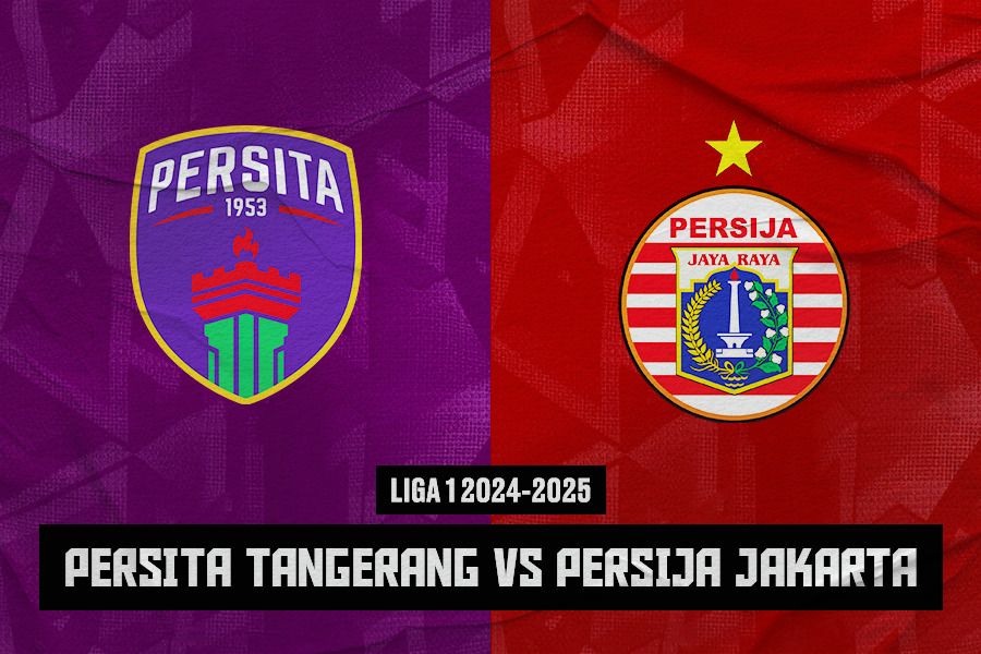 Persita Tangerang vs Persija Jakarta di pekan kedua Liga 1 2024-2025 pada 18 Agustus 2024. (Jovi Arnanda/Skor.id)