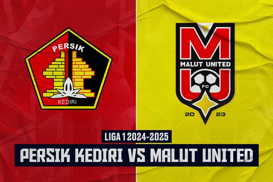 Persik Kediri vs Malut United pada pekan ketiga Liga 1 2024-2025 di Stadion Brawijaya, Kediri, pada 25 Agustus 2024. (Rahmat Ari Hidayat/Skor.id)