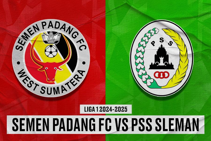 Semen Padang FC vs PSS Sleman pada pekan ketiga Liga 1 2024-2025 di Stadion STIK, Jakarta, pada 26 Agustus 2024. (Yusuf/Skor.id)