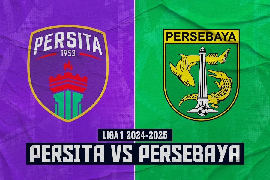 Persita Tangerang vs Persebaya Surabaya pada pekan keempat Liga 1 2024-2025 di Stadion Kapten I Wayan Dipta, Gianyar, 14 September 2024. (Rahmat Ari Hidayat/Skor.id)