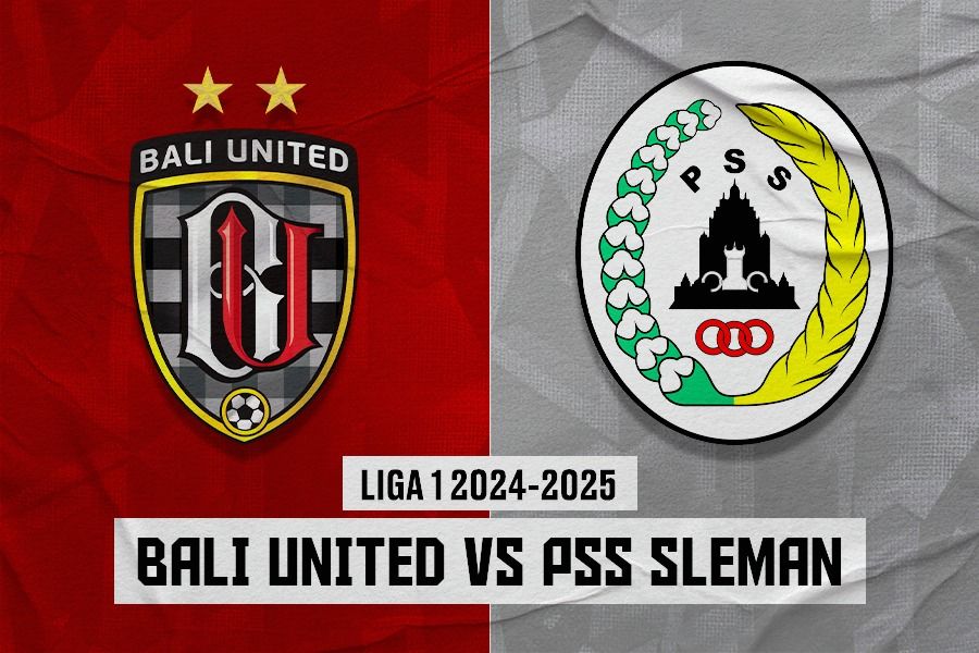 Bali United vs PSS Sleman pada pekan kelima Liga 1 2024-2025 di Stadion Kapten I Wayan Dipta, Gianyar, 16 September 2024. (Dede Sopatal Mauladi/Skor.id)