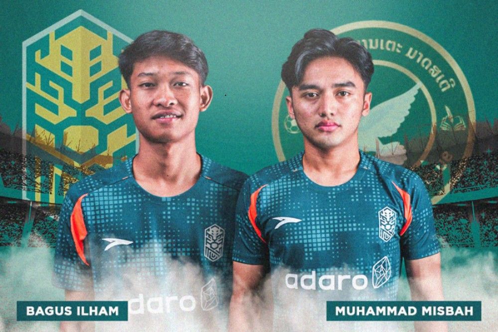 Nusantara United meminjamkan dua pemain lulusan akademinya, Bagus Ilham dan Muhammad Misbah, ke tim Laos, Master FC, September 2024. (Foto: Nusantara United/Grafis: Hendy Andika/Skor.id)