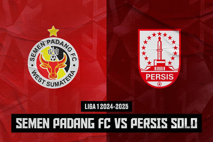 Semen Padang FC vs Persis Solo pada pekan ketujuh Liga 1 2024-2025 di Stadion Pakansari, 29 September 2024. (Jovi Arnanda/Skor.id)