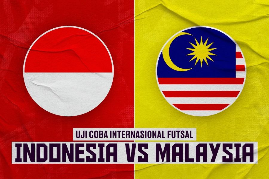 Timnas futsal Indonesia vs Malaysia pada laga uji coba internasional di GOR Amongrogo, Yogyakarta, pada 13 Oktober 2024. (Rahmat Ari Hidayat/Skor.id)