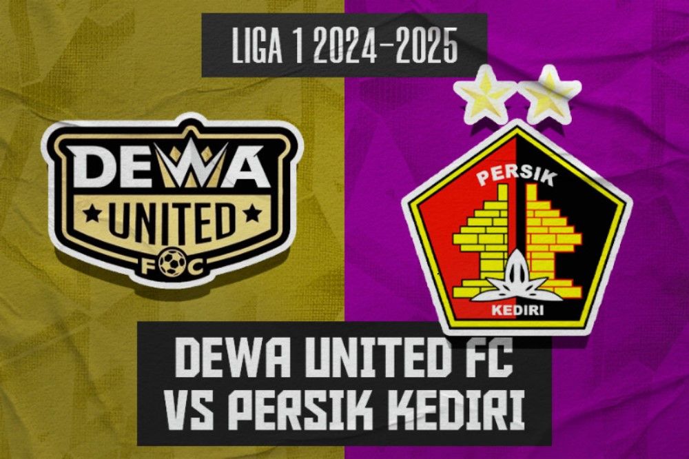 Dewa United FC vs Persik Kediri di pekan kedelapan Liga 1 2024-2025 pada 17 Oktober 2024. (Hendy Andika/Skor.id)