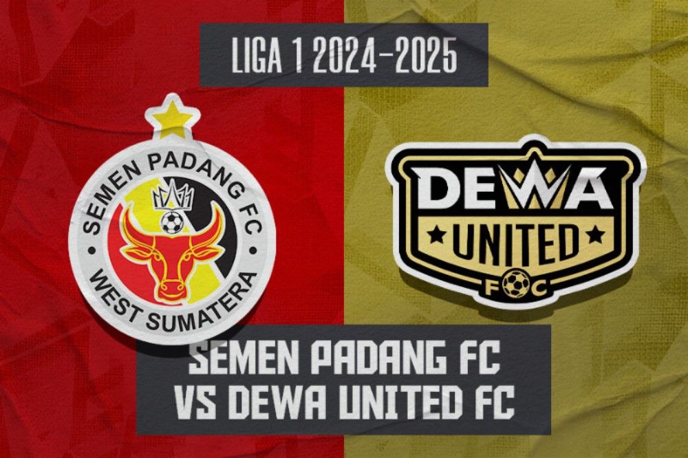 Semen Padang FC vs Dewa United FC di pekan kesembilan Liga 1 2024-2025 pada 25 Oktober 2024. (Hendy Andika/Skor.id)