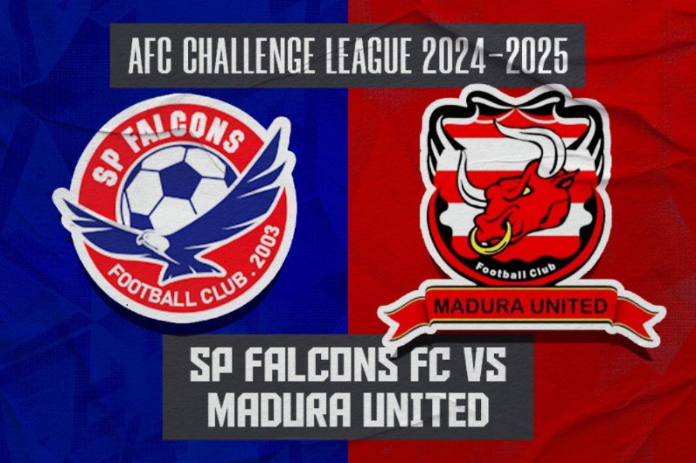 SP Falcons FC vs Madura United di Grup E AFC Challenge League 2024-2025 pada 27 Oktober 2024. (Hendy Andika/Skor.id)