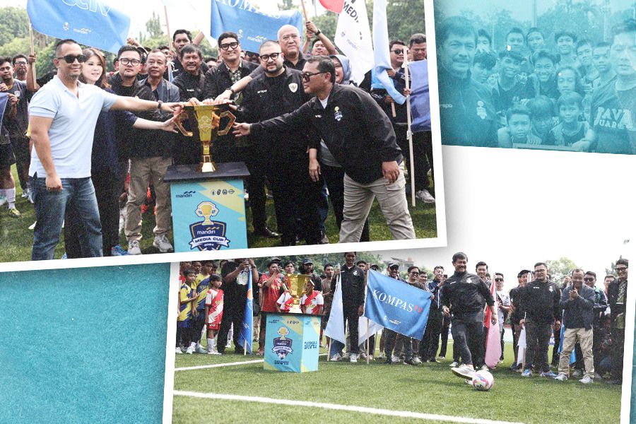 Pembukaan Mandiri Media Cup 2024 di ASIOP Stadium, Jakarta, 28 Oktober 2024. (Foto: PSSI Pers/Grafis: Jovi Arnanda/Skor.id)