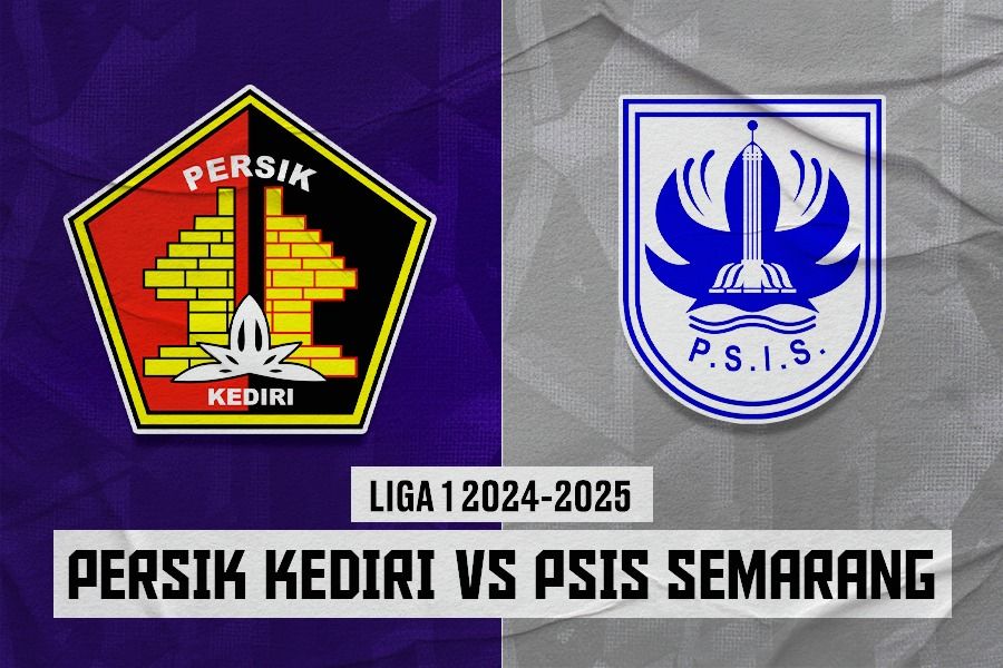 Persik Kediri vs PSIS Semarang di pekan ke-11 Liga 1 2024-2025 pada 23 November 2024. (Dede Sopatal Mauladi/Skor.id)