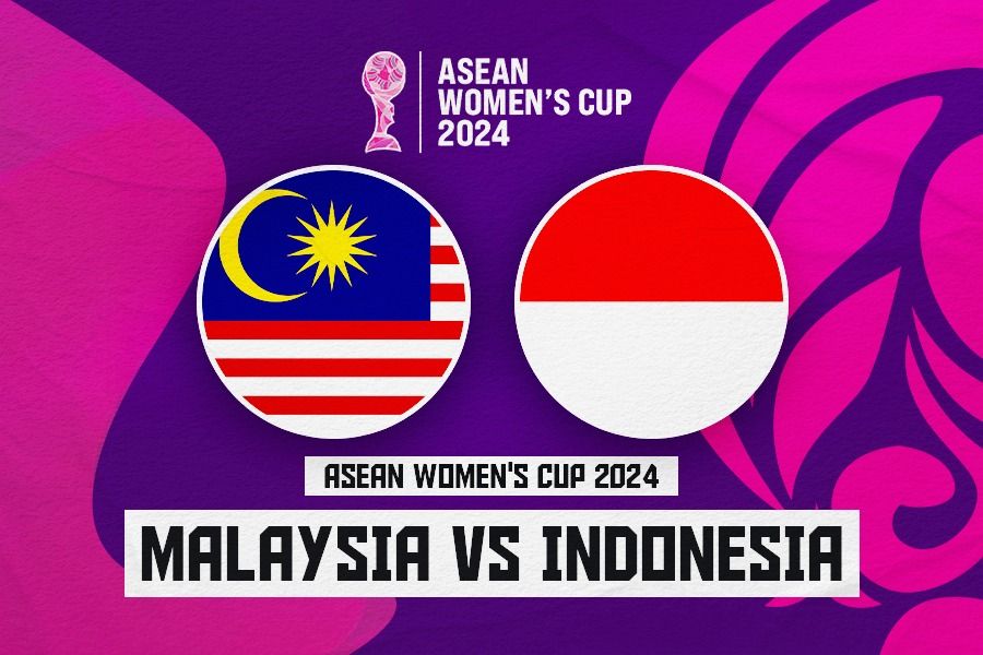 Timnas putri Malaysia vs Timnas putri Indonesia di ASEAN Women's Cup 2024 pada 26 November 2024. (Dede Sopatal Mauladi/Skor.id)