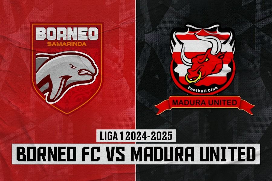 Borneo FC vs Madura United di pekan ke-15 Liga 1 2024-2025 pada 14 Desember 2024. (Rahmat Ari Hidayat/Skor.id)