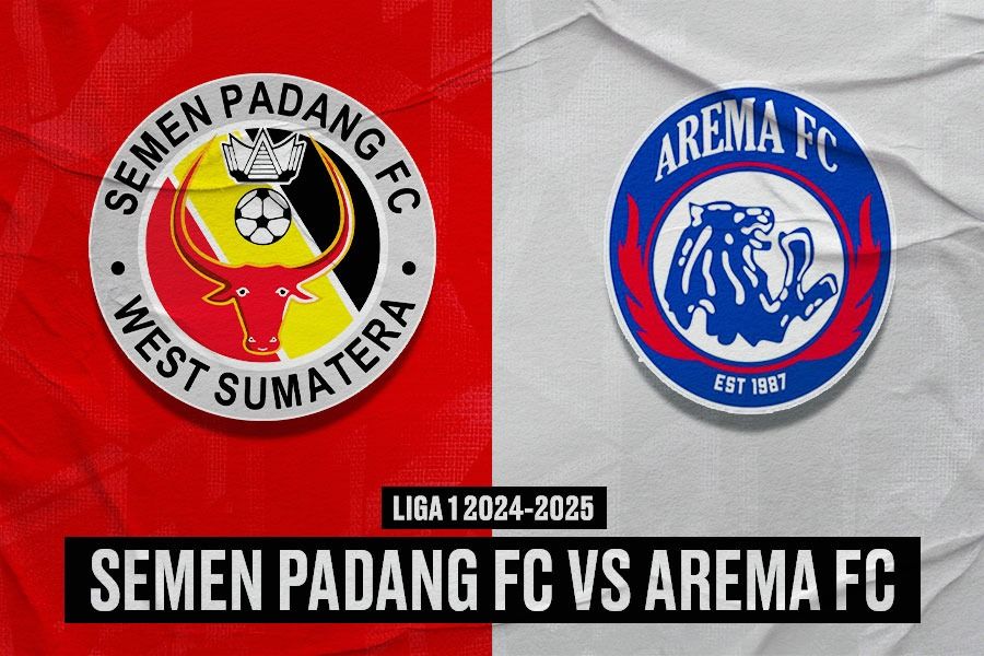 Semen Padang FC vs Arema FC di pekan ke-17 Liga 1 2024-2025 pada 27 Desember 2024. (Yusuf/Skor.id)