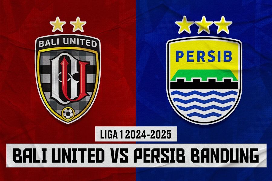 Bali United vs Persib Bandung di pertandingan tunda pekan ke-12 Liga 1 2024-2025 pada 7 Januari 2025. (Dede Sopatal Mauladi/Skor.id)