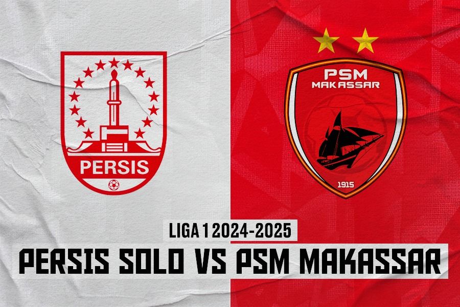 Persis Solo vs PSM Makassar pada pekan ke-18 Liga 1 2024-2025 di Stadion Manahan, Solo, 13 Januari 2025. (Rahmat Ari Hidayat/Skor.id)