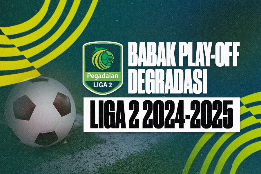 Babak Play-off Degradasi Liga 2 2024-2025. (Dede Sopatal Mauladi/Skor.id)