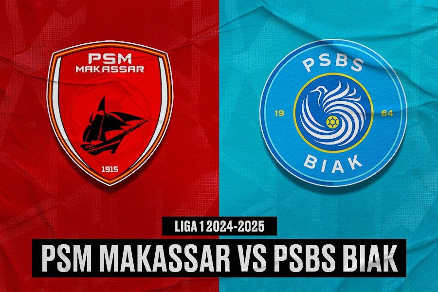 PSM Makassar vs PSBS Biak di pekan ke-19 Liga 1 2024-2025 pada 18 Januari 2025. (Yusuf/Skor.id)