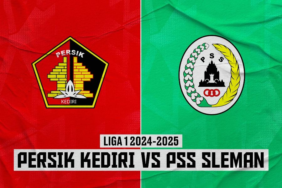 Persik Kediri vs PSS Sleman di pekan ke-19 Liga 1 2024-2025 pada 19 Januari 2025. (Rahmat Ari Hidayat/Skor.id)