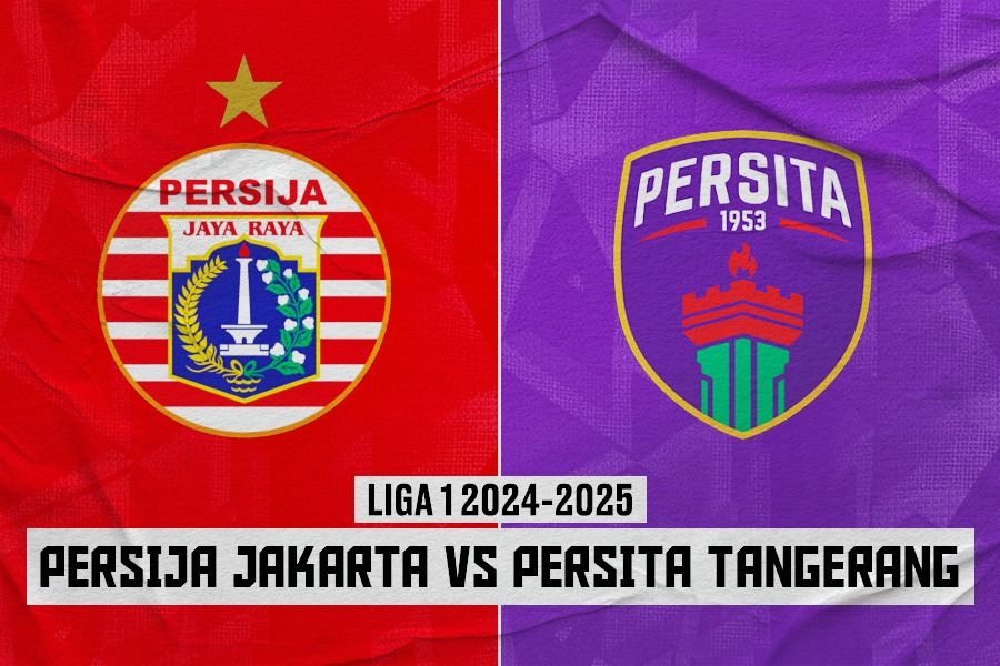 Persija Jakarta vs Persita Tangerang di pekan ke-19 Liga 1 2024-2025 pada 19 Januari 2025. (Rahmat Ari Hidayat/Skor.id)