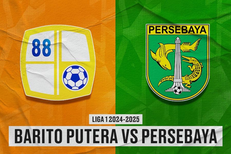 Barito Putera vs Persebaya Surbaya di pekan ke-20 Liga 1 2024-2025 pada 25 Januari 2025. (Yusuf/Skor.id)