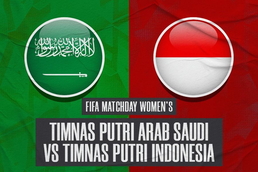 Timnas putri Arab Saudi vs Timnas putri Indonesia (Arab Saudi vs Indonesia) di Jeddah dalam FIFA Matchday Women's periode Februari 2025 pada 20 Februari 2025. (Hendy Andika/Skor.id)