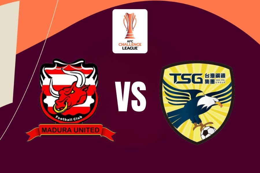 Madura United vs Tainan City FC di leg kedua perempat final AFC Challenge League 2024-2025 pada 13 Maret 2025. (Deni Sulaeman/Skor.id)