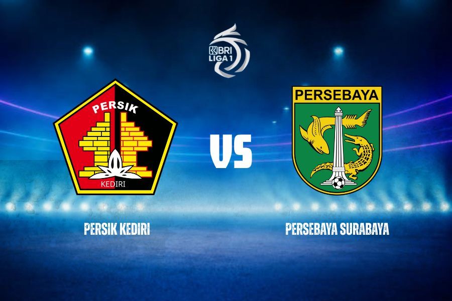 Persik Kediri vs Persebaya Surabaya dalam lanjutan pekan ke-31 Liga 1 2024-2025 pada 5 Mei 2025. (Yudhy Kurniawan/Skor.id)