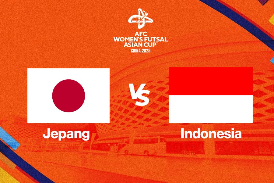 Timnas futsal putri Jepang vs Timnas futsal putri Indonesia (Jepang vs Indonesia) dalam Grup C Piala Asia Futsal Wanita 2025 di Cina pada 7 Mei 2025. (Deni Sulaeman/Skor.id)
