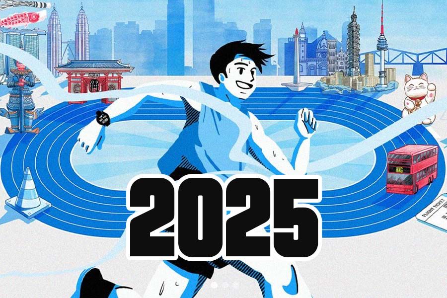 Garmin Run Asia Series di Indonesia pada 2025 atau 2025 Garmin Run Indonesia. (Deni Sulaeman/Skor.id)