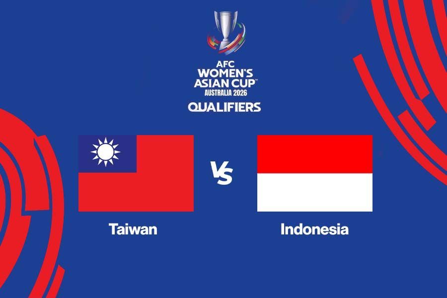 Timnas putri Taiwan vs Timnas putri Indonesia (Taiwan vs Indonesia) di Grup D Kualifikasi Piala Asia Wanita 2026 pada 5 Juli 2025. (Deni Sulaeman/Skor.id)