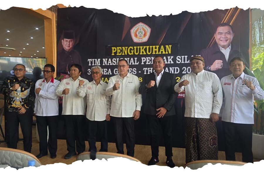 Pengukuhan Brigjen Pol. Nunung Syaifuddin Jadi Manager Timnas Pencak Silat Indonesia. (Deni Sulaeman/Skor.id)