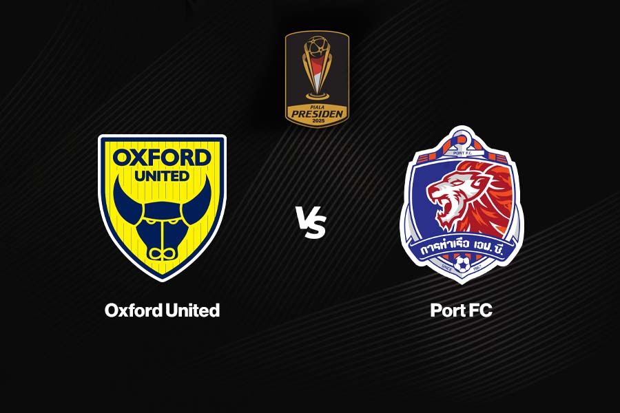 Oxford United vs Port FC di final Piala Presiden 2025 pada 13 Juli 2025. (Deni Sulaeman/Skor.id)