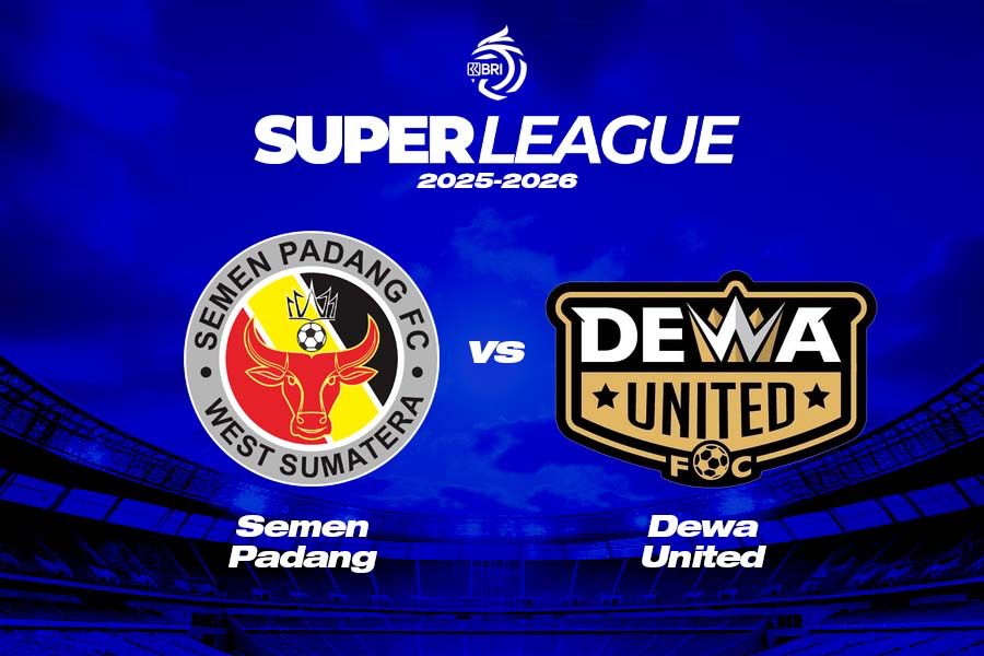 Semen Padang FC vs Dewa United FC di pekan kedua Super League 2025-2026 pada 15 Agustus 2025. (Deni Sulaeman/Skor.id)