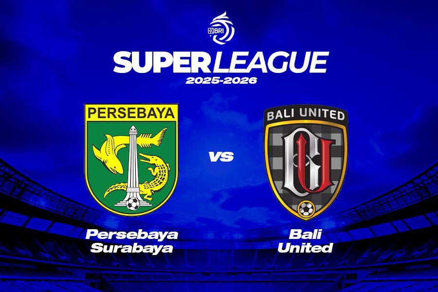 Persebaya Surabaya vs Bali United di pekan ketiga Super League 2025-2026 pada 23 Agustus 2025. (Deni Sulaeman/Skor.id)