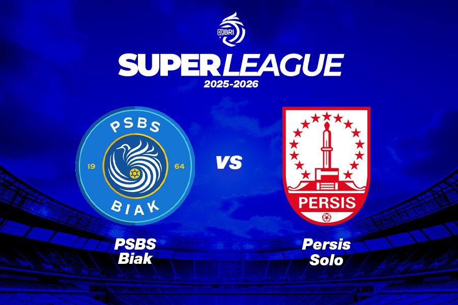 PSBS Biak vs Persis Solo di pekan ketiga Super League 2025-2026 pada 23 Agustus 2025. (Kevin Bagus Prinusa/Skor.id)