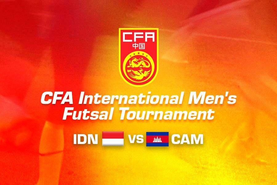 Timnas futsal Indonesia vs Timnas futsal Kamboja (Indonesia vs Kamboja) pada CFA International Men's Futsal Tournament di Cina, 5 September 2025. (Kevin Bagus Prinusa/Skor.id)