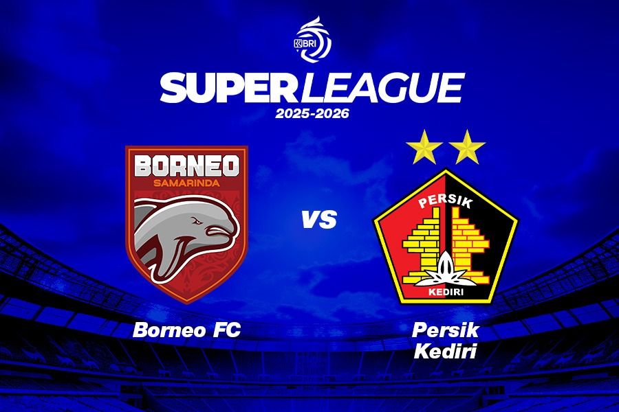 Borneo FC vs Persik Kediri di pekan kesembilan Super League 2025-2026 pada 18 Oktober 2025. (Kevin Bagus Prinusa/Skor.id)