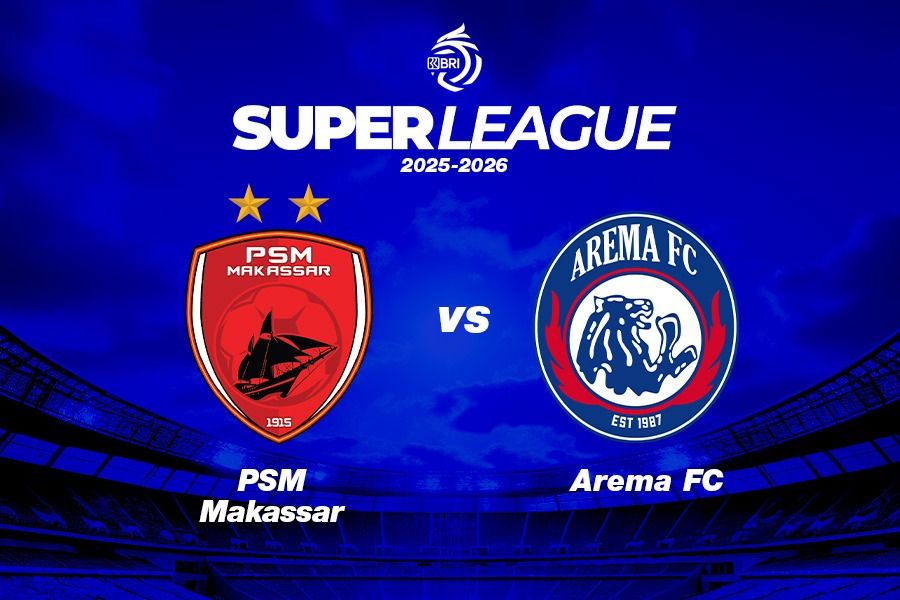 PSM Makassar vs Arema FC di pekan kesembilan Super League 2025-2026 pada 19 Oktober 2025. (Kevin Bagus Prinusa/Skor.id)