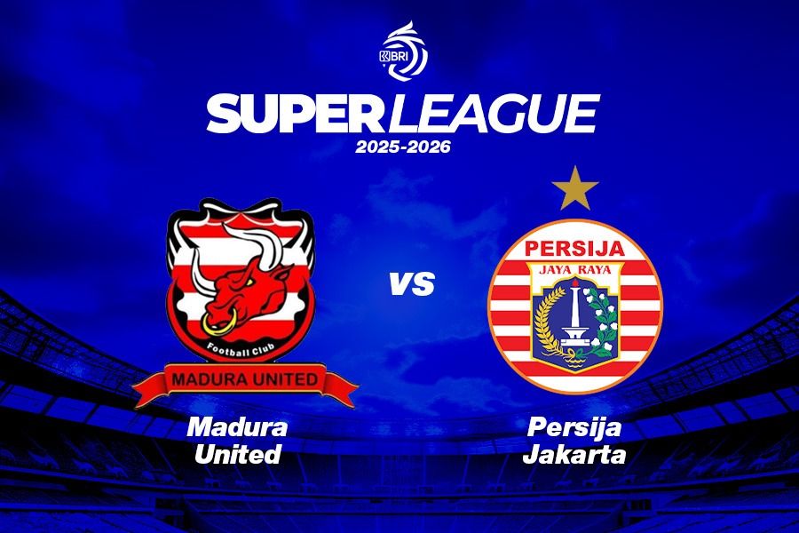 Madura United vs Persija Jakarta di pekan ke-10 Super League 2025-2026 pada 24 Oktober 2025. (Kevin Bagus Prinusa/Skor.id)