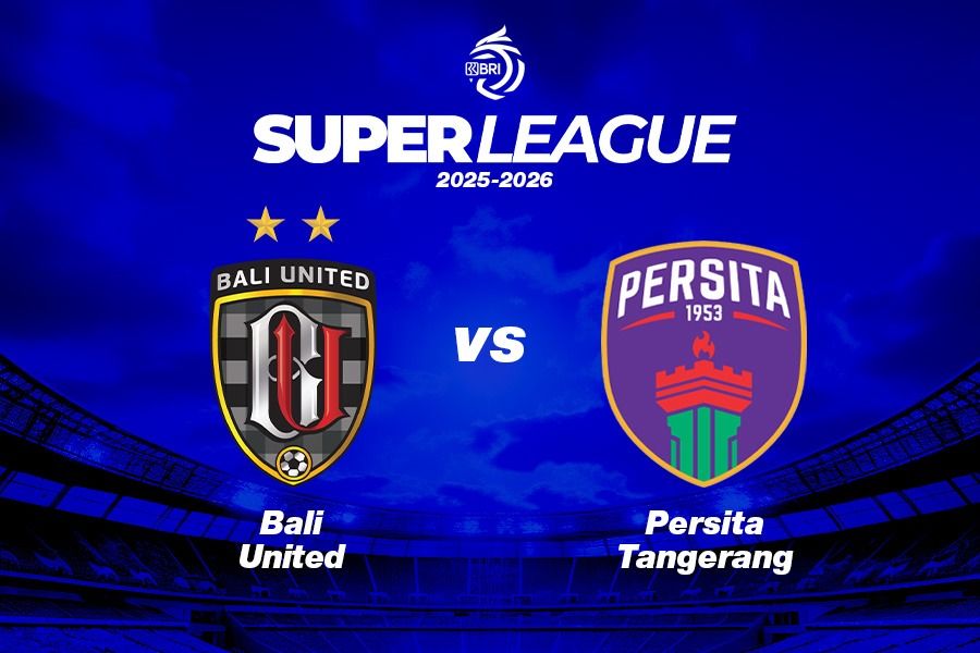Bali United vs Persita Tangerang di pekan ke-10 Super League 2025-2026 pada 25 Oktober 2025. (Kevin Bagus Prinusa/Skor.id)