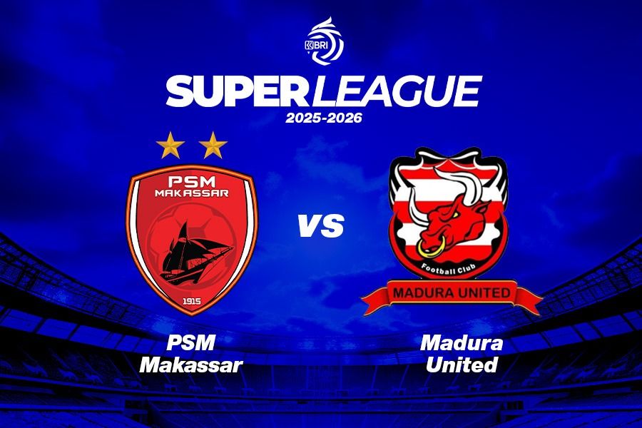 PSM Makassar vs Madura United di pekan ke-11 Super League 2025-2026 pada 2 November 2025. (Kevin Bagus Prinusa/Skor.id)