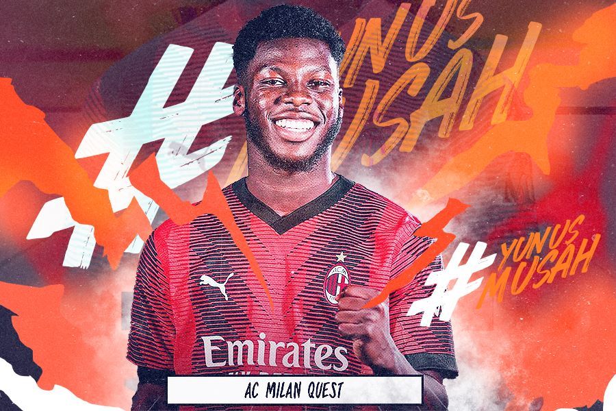 AC Milan Resmi Perkenalkan Yunus Musah, Kenakan Nomor 80 Milik Ronaldinho