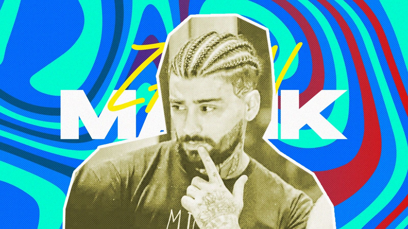 Penyanyi Zayn Malik memamerkan gaya rambut cornrows dalam postingan terbarunya di Instagram (Dede Mauladi/Skor.id). 