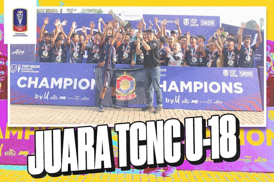 ASIOP juara TopSkor Cup National Championship U-18 2023. (Yusuf/Skor.id)