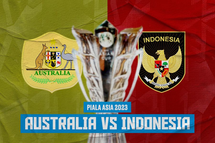 Prediksi dan Link Live Streaming Australia vs Indonesia di Piala Asia 2023