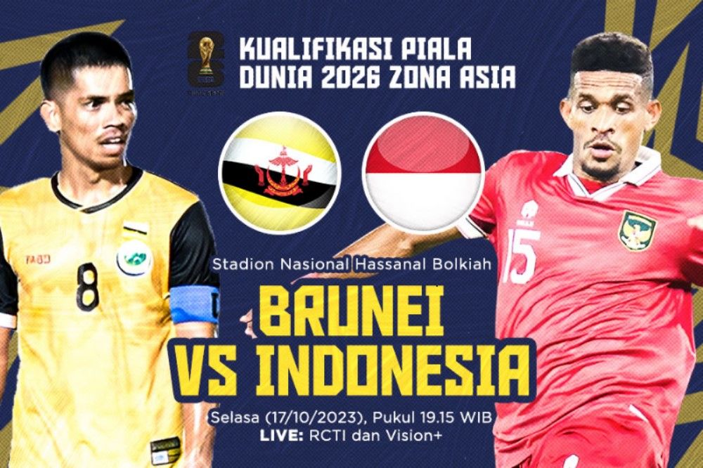 Skor Stats: Rating Pemain dan MotM Brunei vs Indonesia di Kualifikasi Piala Dunia 2026
