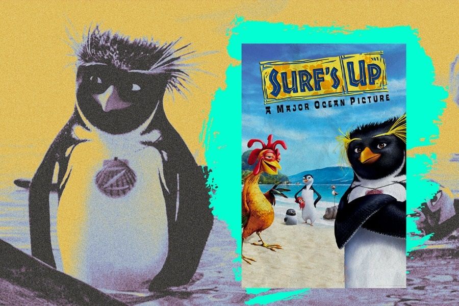 Surf's Up fitur animasi yang berada di balik layar dunia selancar penguin yang kompetitif. (Deni Sulaeman/Skor.id)