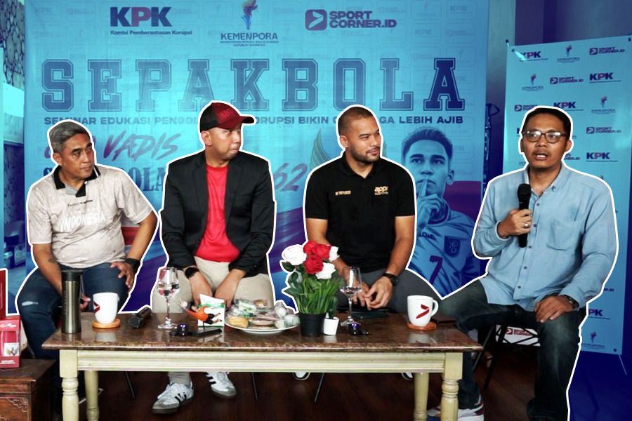 seminar sepakbola kpk x sportcorner