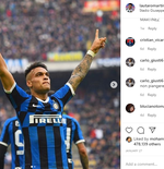 Beda Nasib Lautaro Martinez dan Mauro Icardi di Inter Milan
