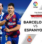 Susunan Pemain Liga Spanyol: Barcelona vs Espanyol