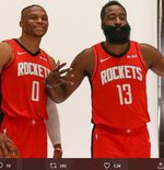 James Harden dan Russell Westbrook Terinfeksi Covid-19, Houston Rockets di Ujung Tanduk